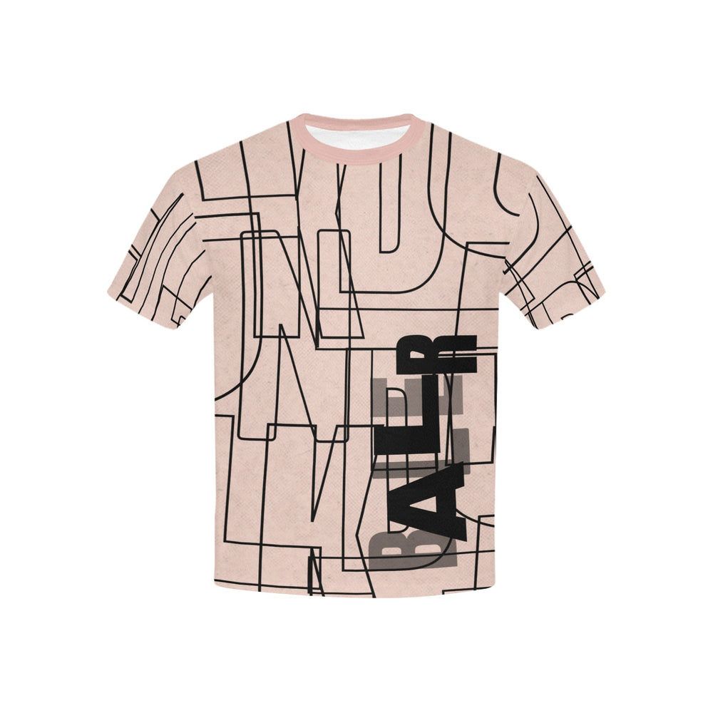Duntalk "Gridlock" Youth Basketball T-Shirt - Pink e-joyer