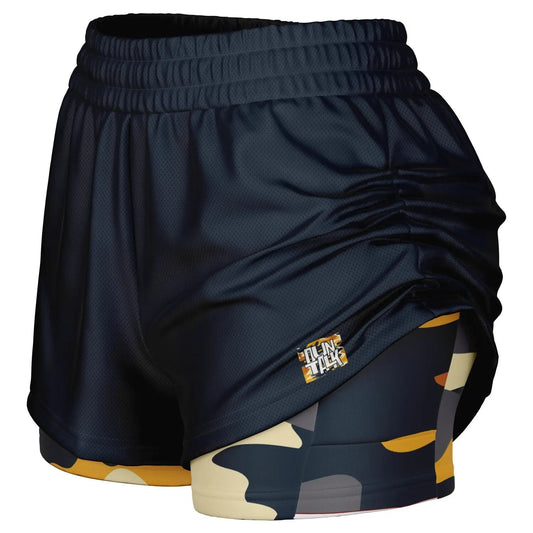 Duntalk "Camo" 2 in 1 Basketball Shorts Subliminator