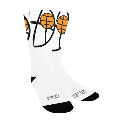 Duntalk "Doodle" Youth Basketball Socks -D1