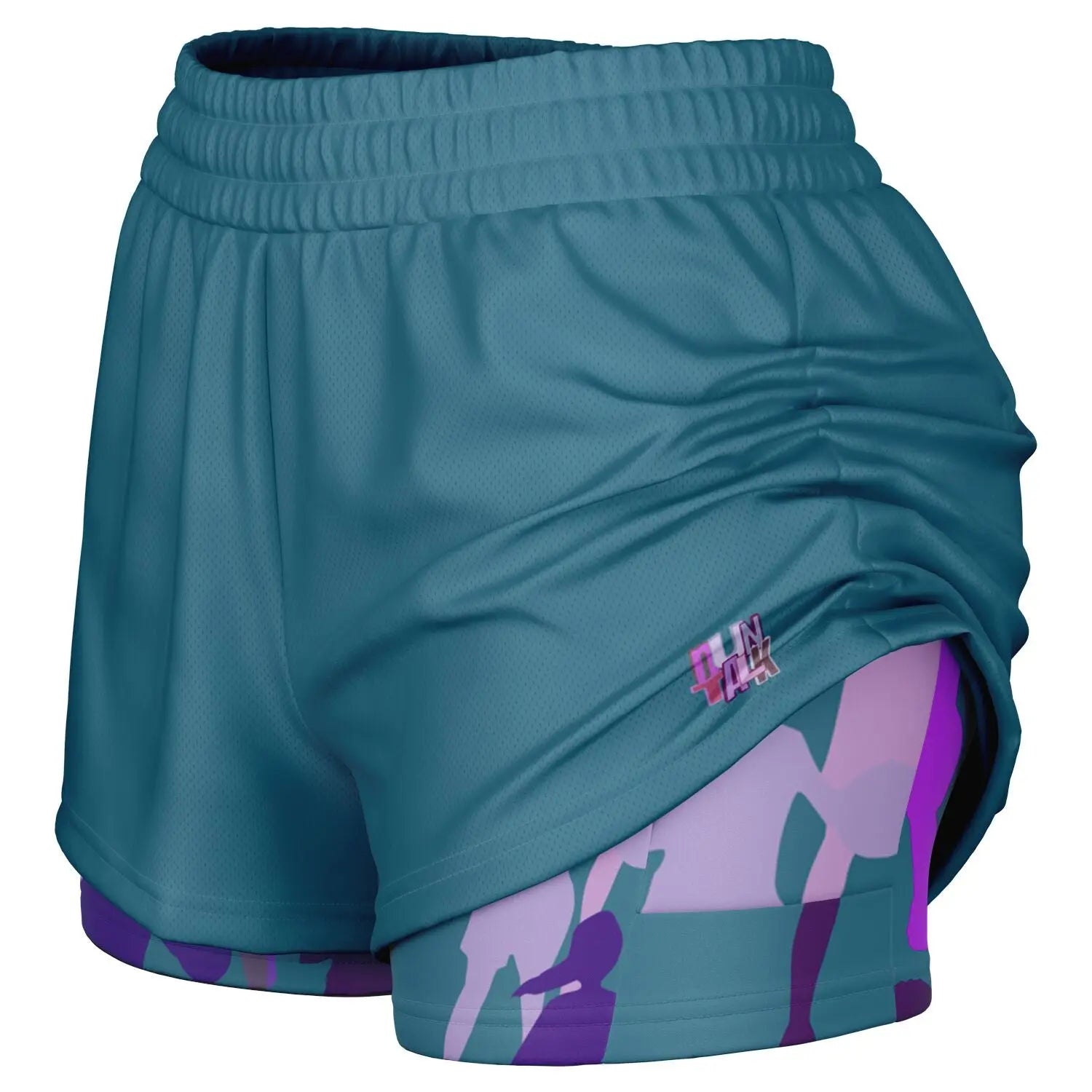 Duntalk "D-Up" 2 in 1 Basketball Shorts Subliminator