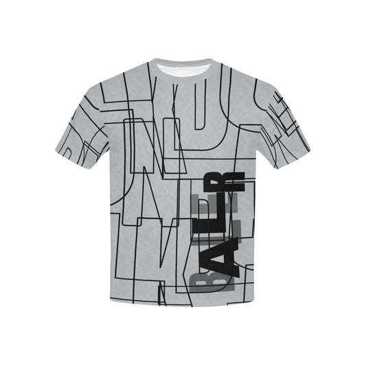 Duntalk "Gridlock" Youth Basketball T-shirt - Grey