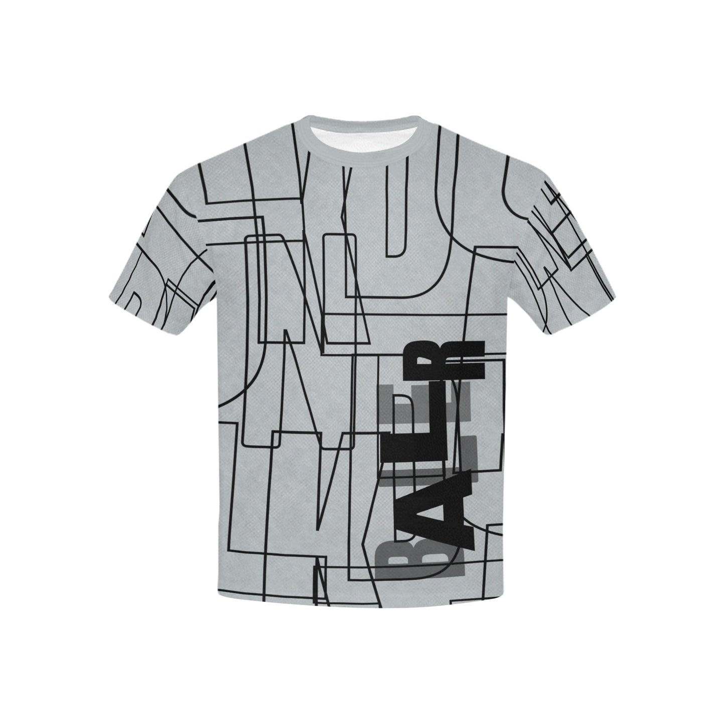 Duntalk "Gridlock" Youth Basketball T-Shirt - Grey e-joyer