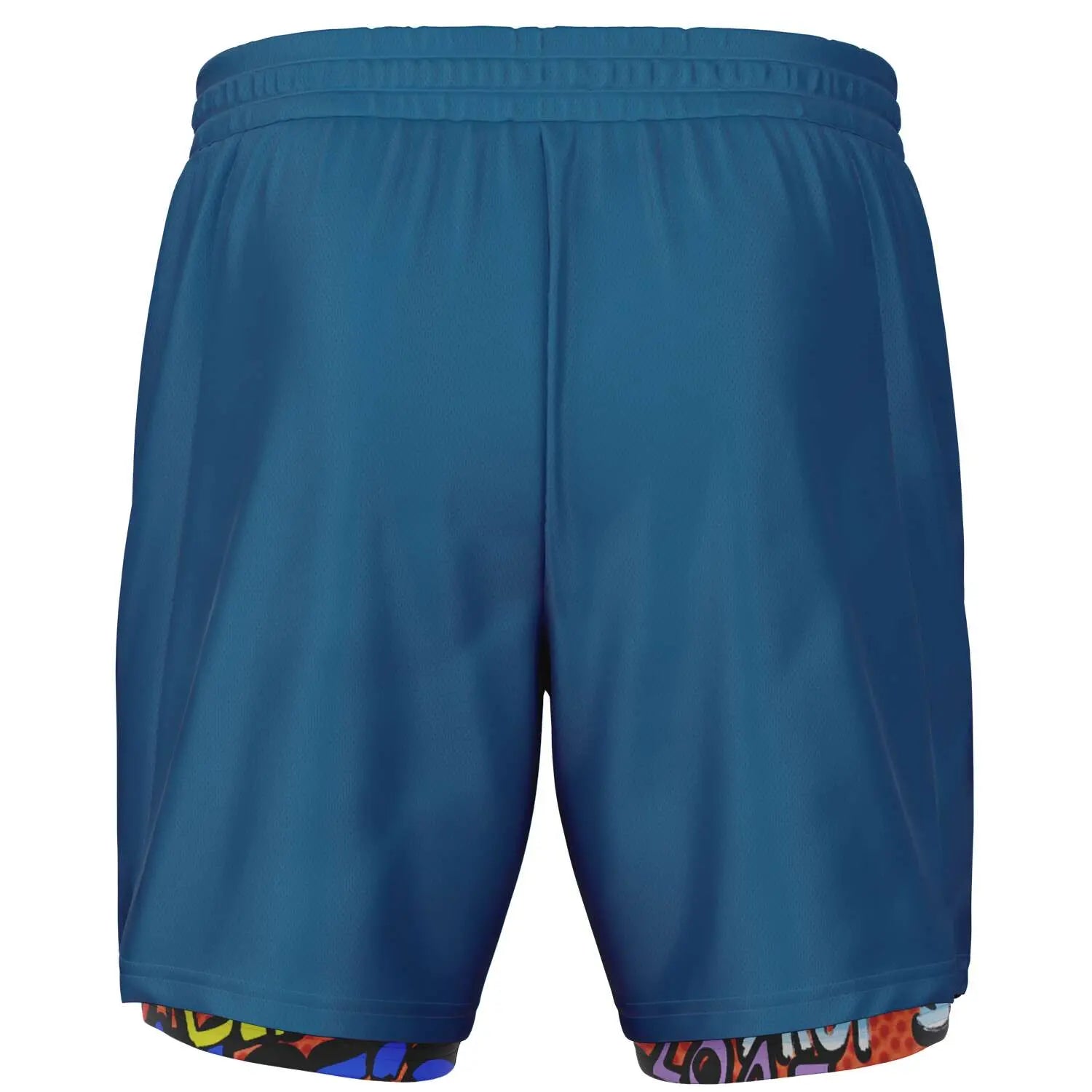 Duntalk "Ball All Day" Basketball Shorts  - Blue Subliminator