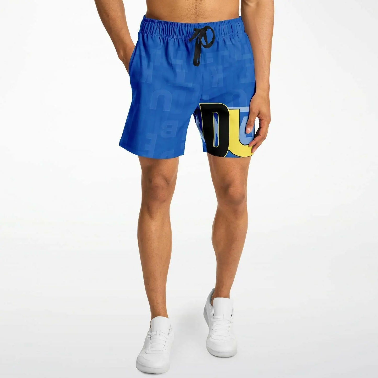 Duntalk "Ball IQ" Basketball Mid Shorts - Blue Subliminator