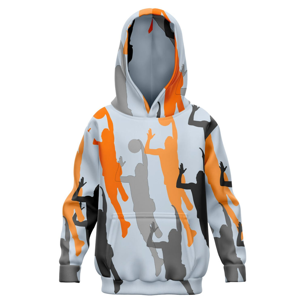 Duntalk "Body-A-Man" Youth Basketball Athletic Hoodie - Grey Subliminator