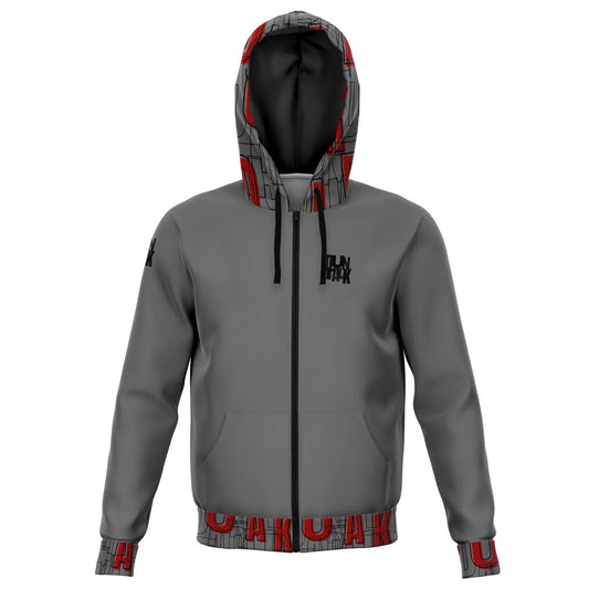 Duntalk "Play" Basketball Zip-Up Hoodie Jacket - Dark Subliminator