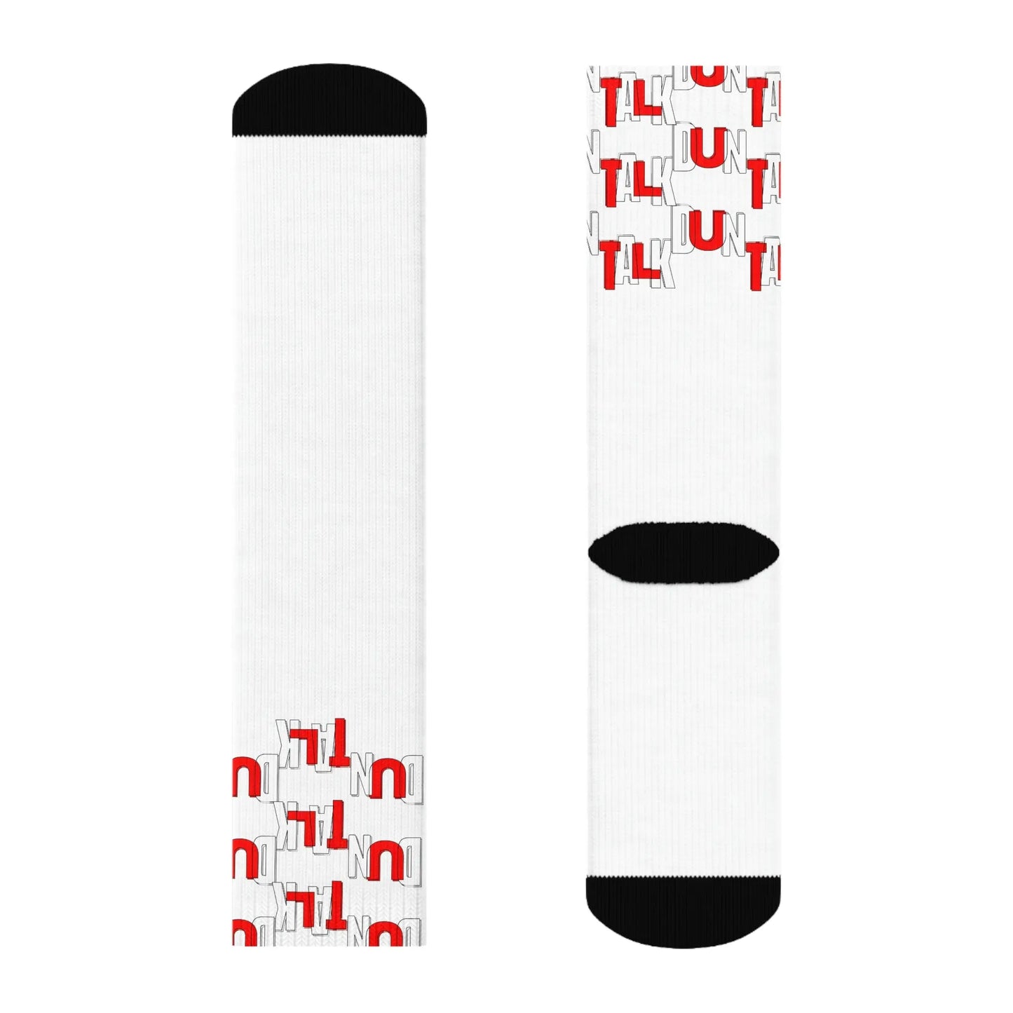 Duntalk "Signature" Premium Socks - Red Printify