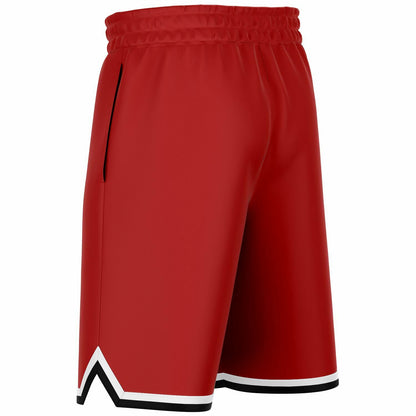 Duntalk Classic Basketball Short - Red