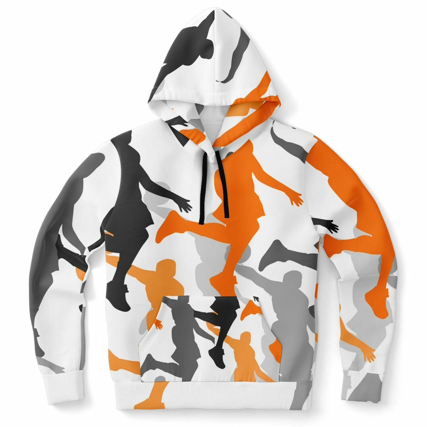 Duntalk "Head Top" Men's Basketball Hoodie - White Subliminator