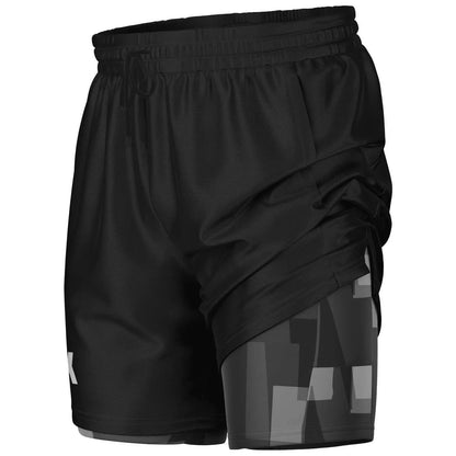 Duntalk "Ball IQ" 2 in 1 Basketball Workout Shorts Subliminator