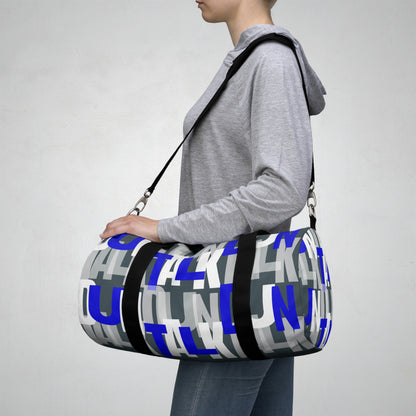 Duntalk "Signature" Canvas Duffle Bag - Blue/Black