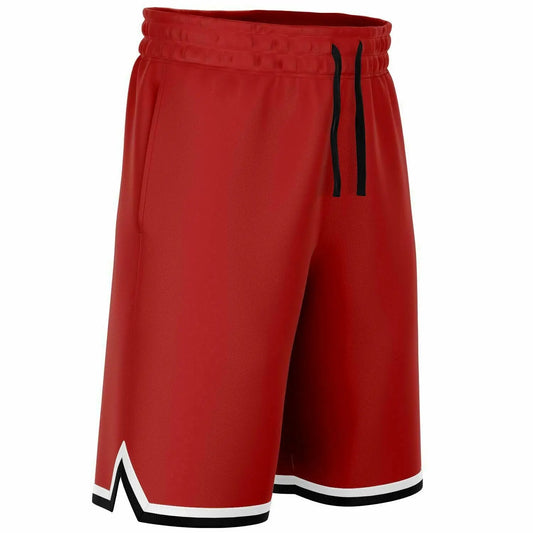 Duntalk Classic Basketball Short - Red Subliminator