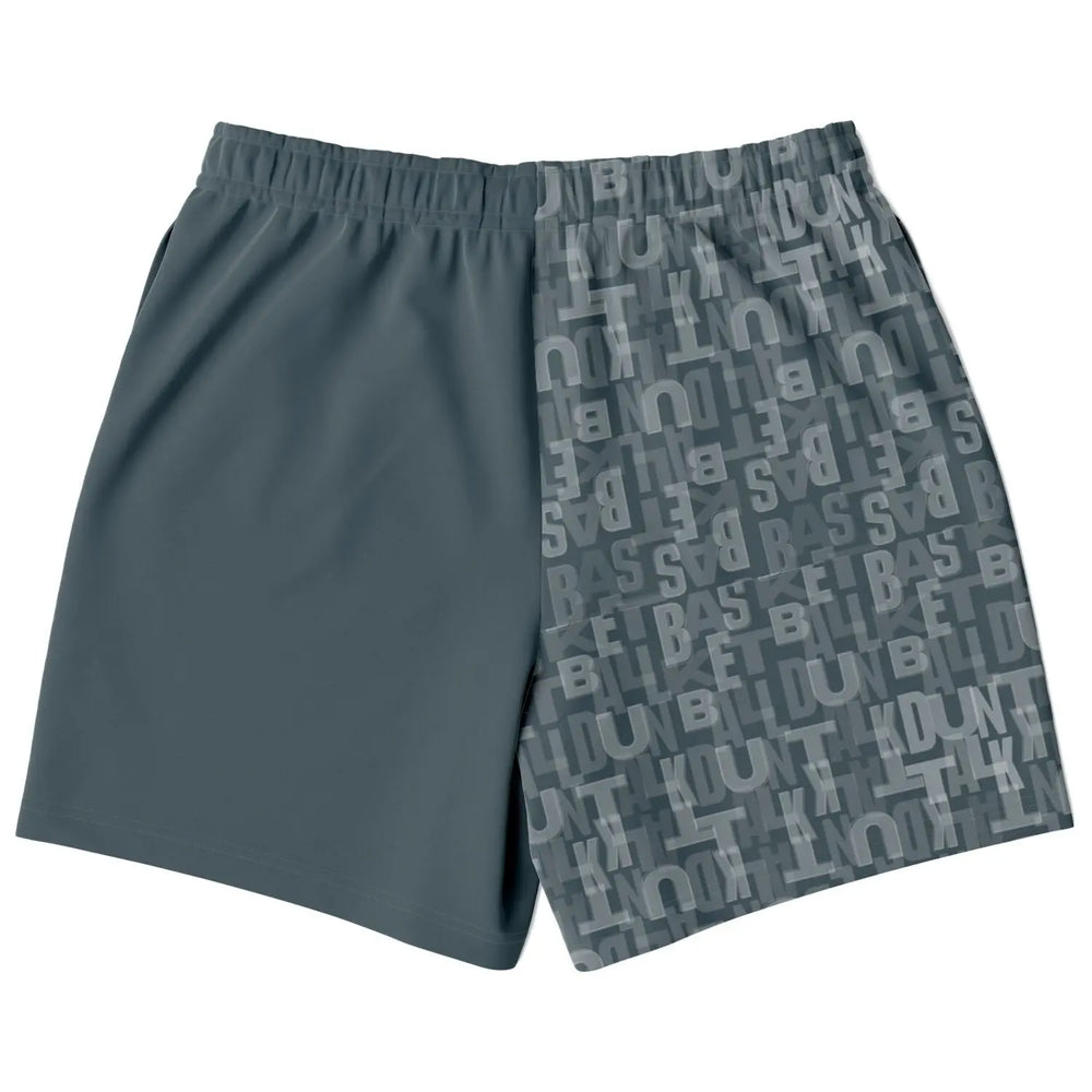 Duntalk "Court Vision" Basketball Mid Shorts - Grey Subliminator