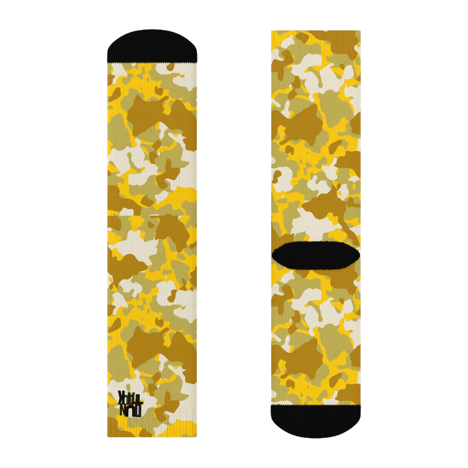 Duntalk "Bench Mob" Crew Socks - Sand Printify