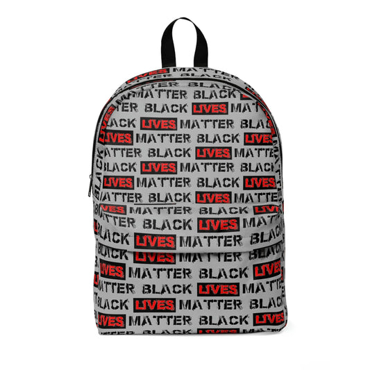 Duntalk "BLM" Backpack - Grey Large Printify