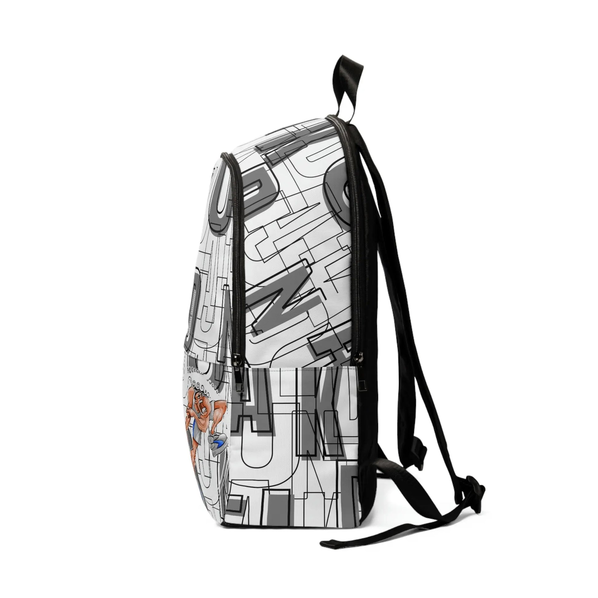 Duntalk "Court Vision" Basketball Backpack - Grey Printify