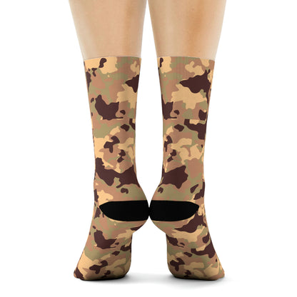 Duntalk "Bench Mob" Crew Socks - Wine Printify