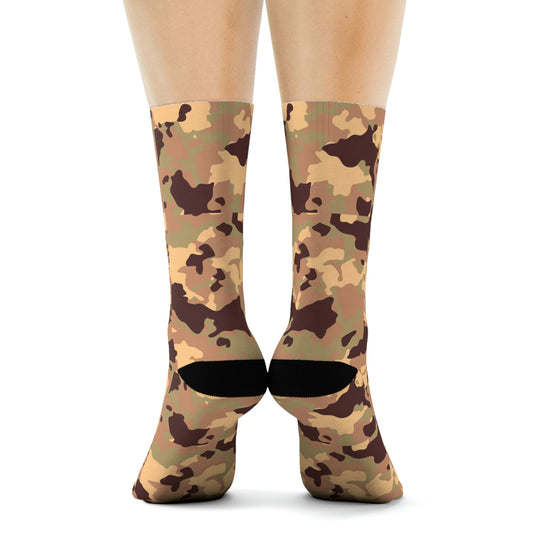 Duntalk "Bench Mob" Crew Socks - Wine Printify