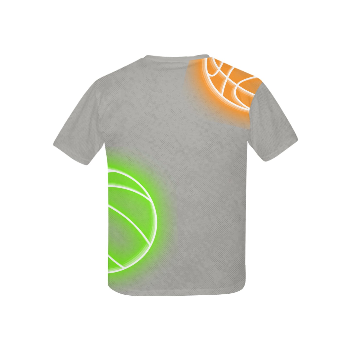 Duntalk "Glow" Youth Basketball T-Shirt - Grey