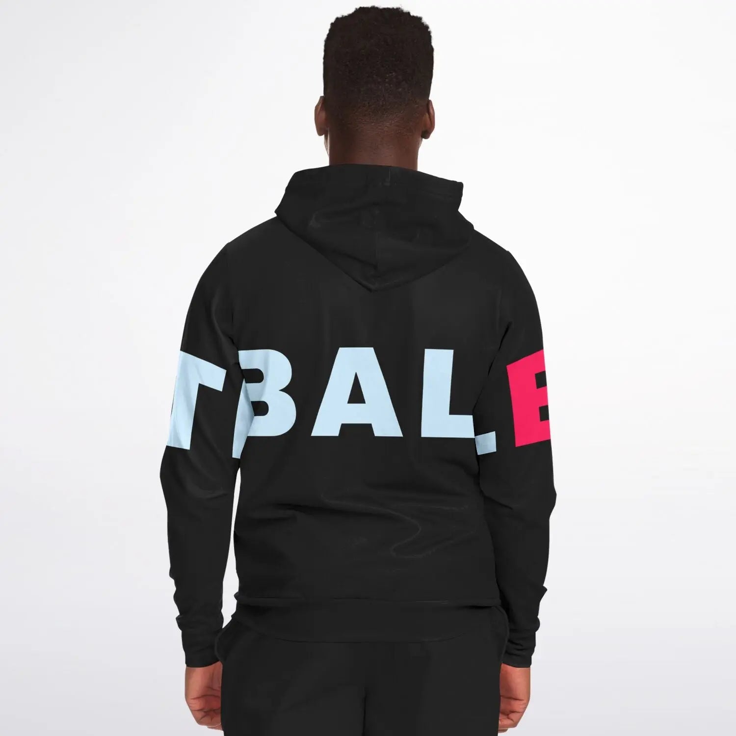 Duntalk "Beyond" Basketball Athletic Zip-Up Hoodie - Black Subliminator
