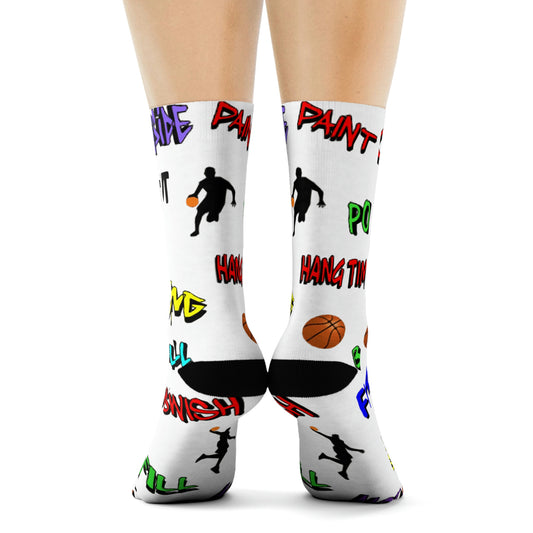 Duntalk "Slang" Basketball Socks Printify