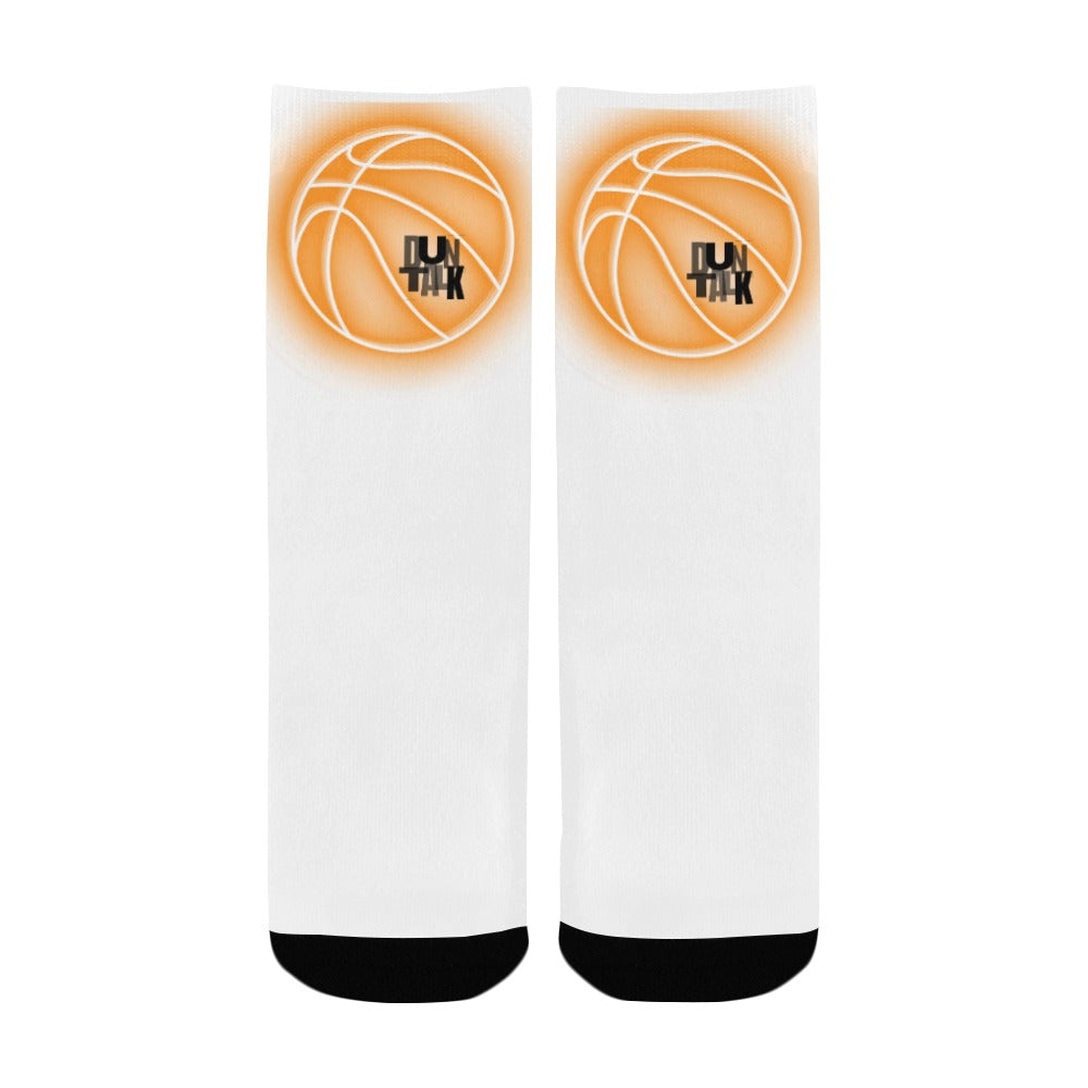 Duntalk "Glow" Kid's Basketball Socks - Orange e-joyer