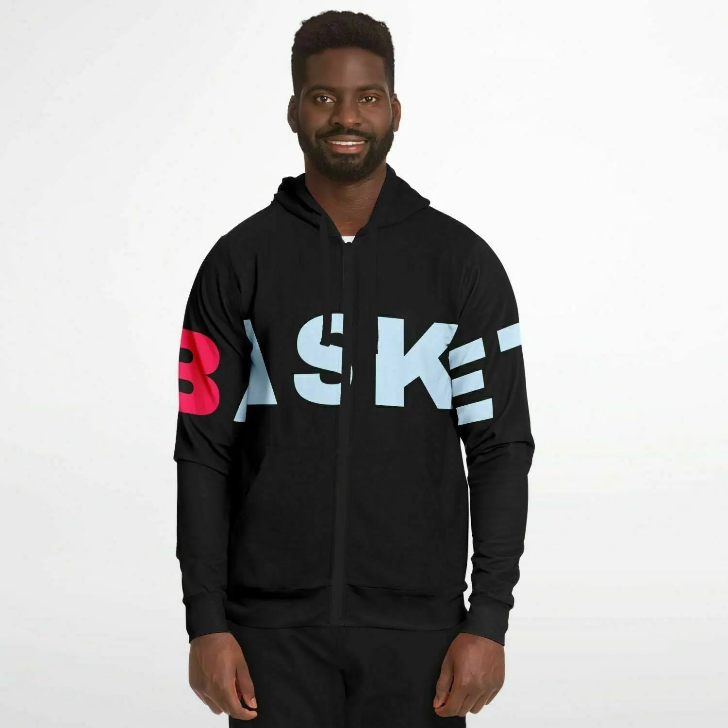 Duntalk "Beyond" Basketball Athletic Zip-Up Hoodie - Black Subliminator