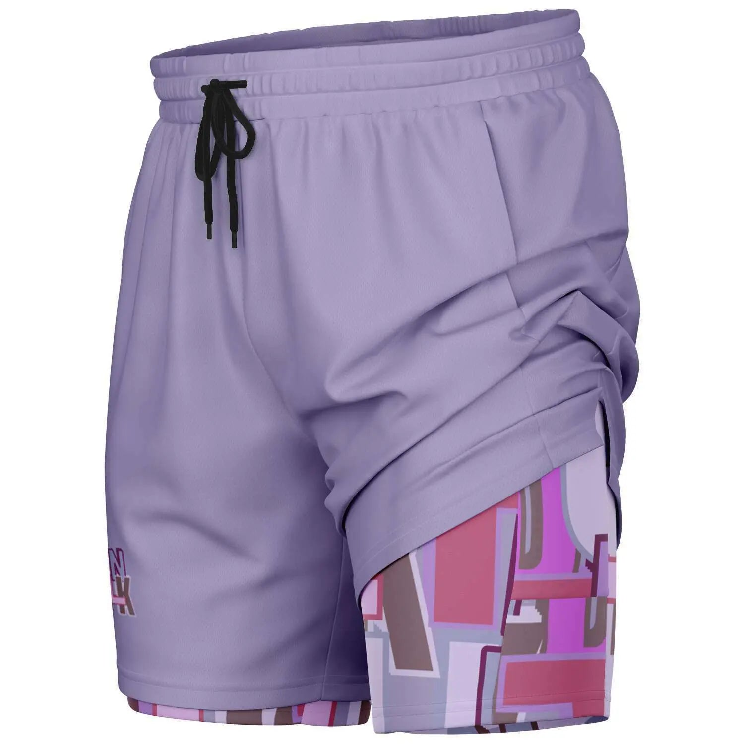 Duntalk "Zone" Basketball Shorts - Purple Subliminator