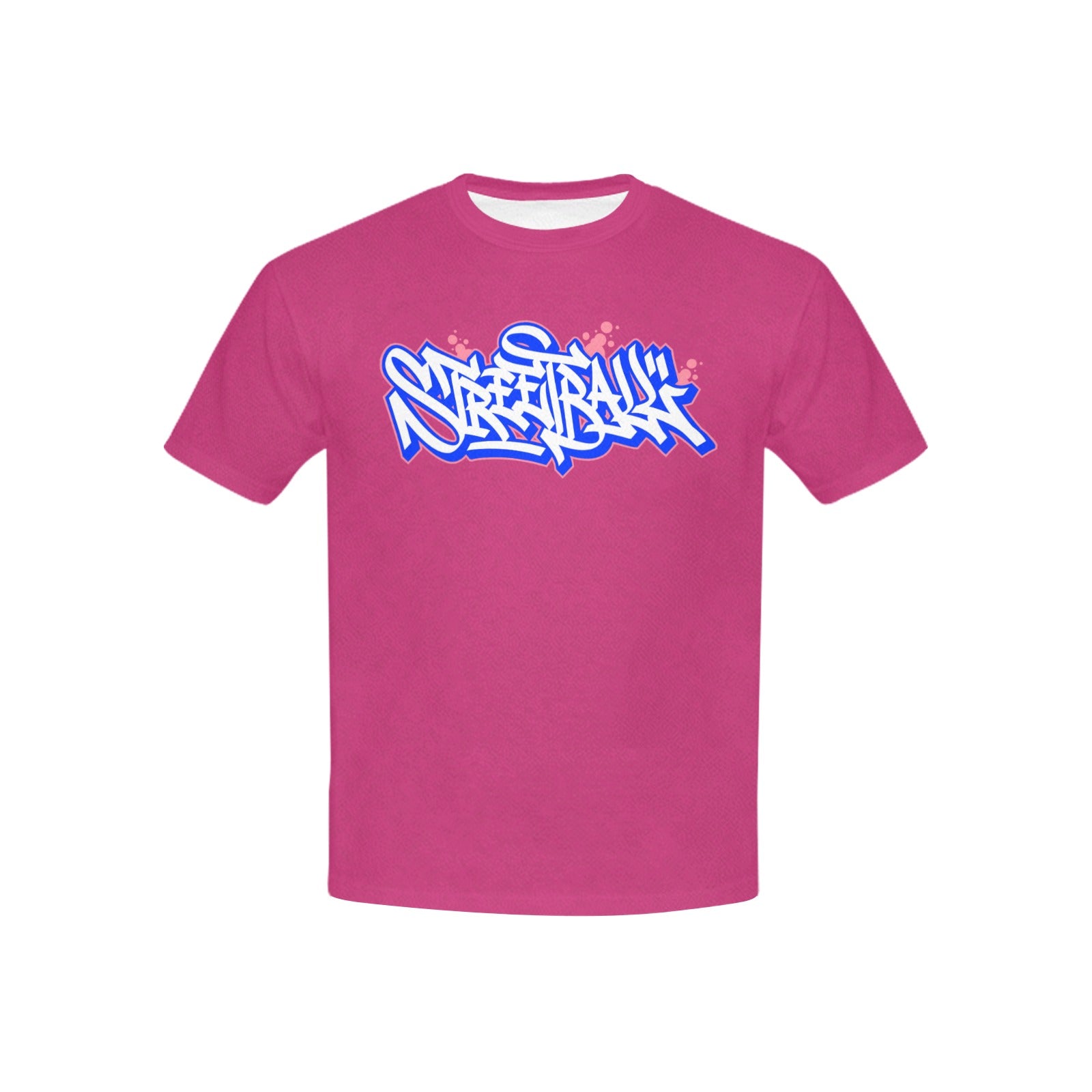 Duntalk "Streetball" Youth Basketball T-Shirt  - Pink e-joyer