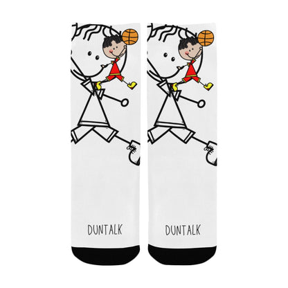 Duntalk "Doodle" Youth Basketball Socks -B7