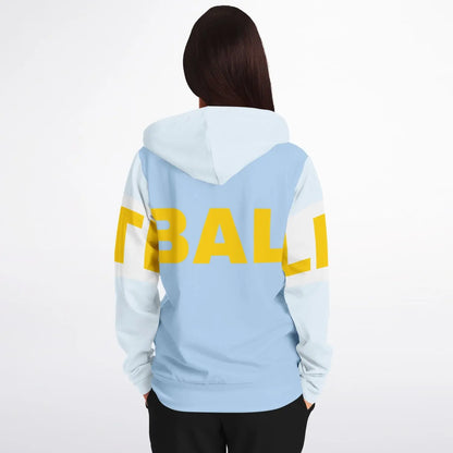 Duntalk "Beyond" Basketball Athletic Zip-Up Hoodie - Yellow Subliminator