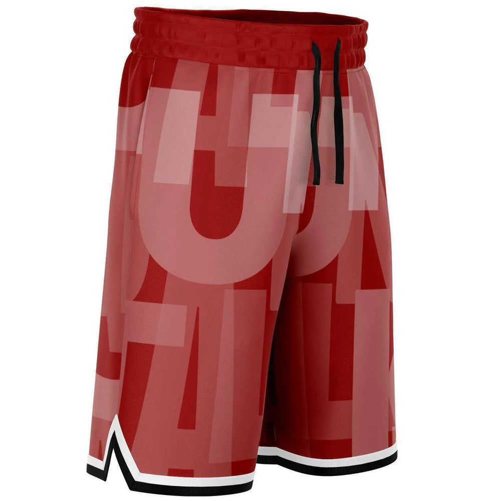 Duntalk "Ball IQ" Basketball Classic Shorts - Wine Subliminator