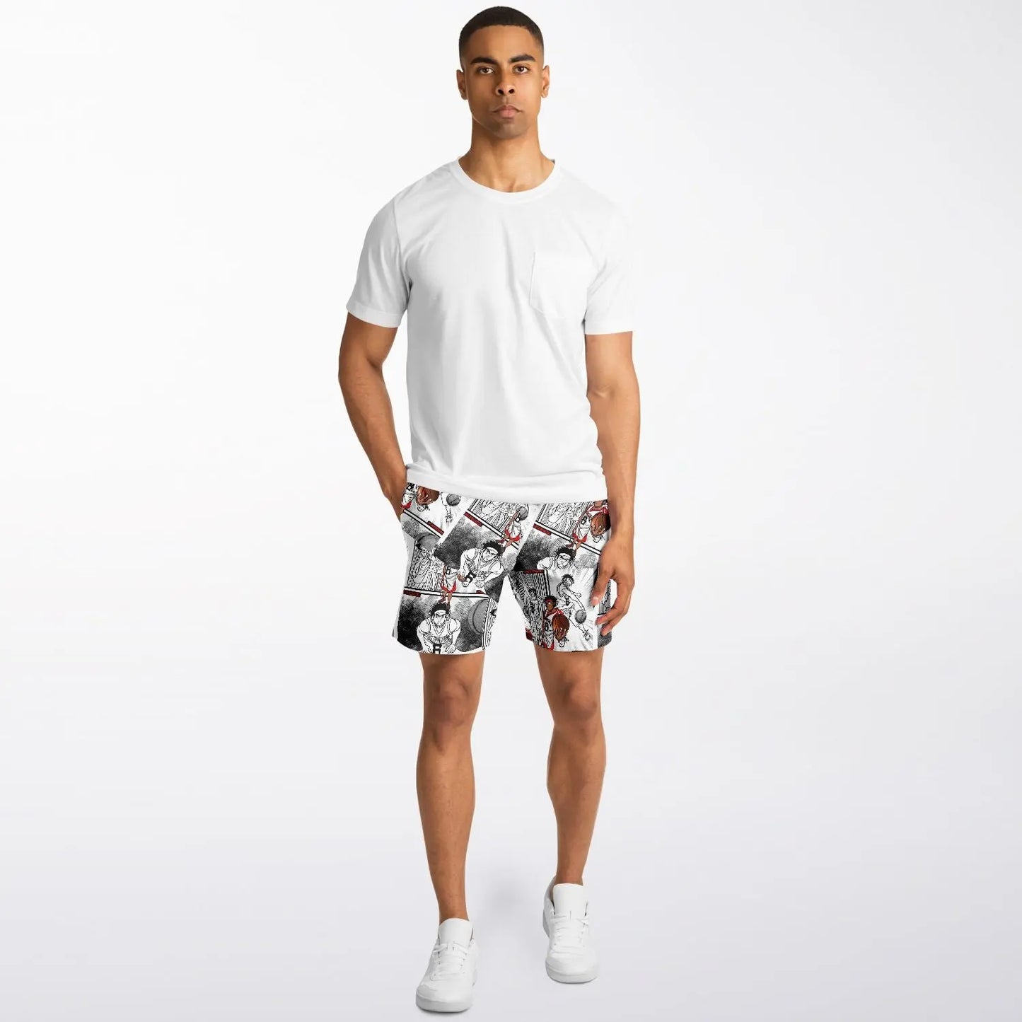 Duntalk "Anime" Mid Length Basketball Shorts Subliminator