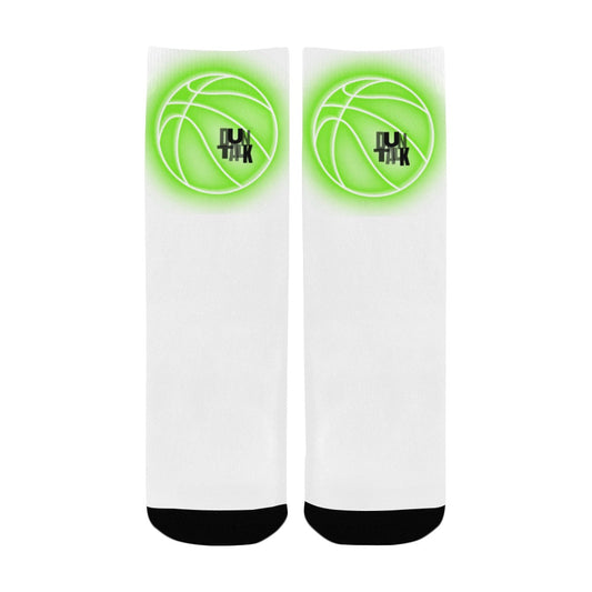 Duntalk "Glow" Kid's Basketball Socks - Green
