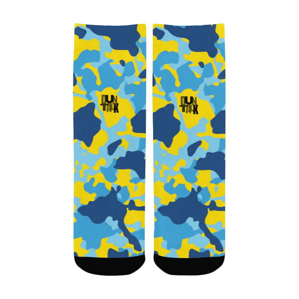 Duntalk "Bench Mob" Kid's Basketball Socks - Blue e-joyer