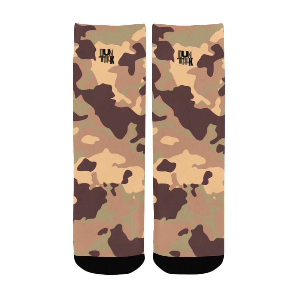 Duntalk "Bench Mob" Kid's Basketball Socks - Wine e-joyer