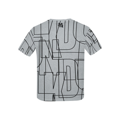 Duntalk "Gridlock" Youth Basketball T-Shirt - Grey