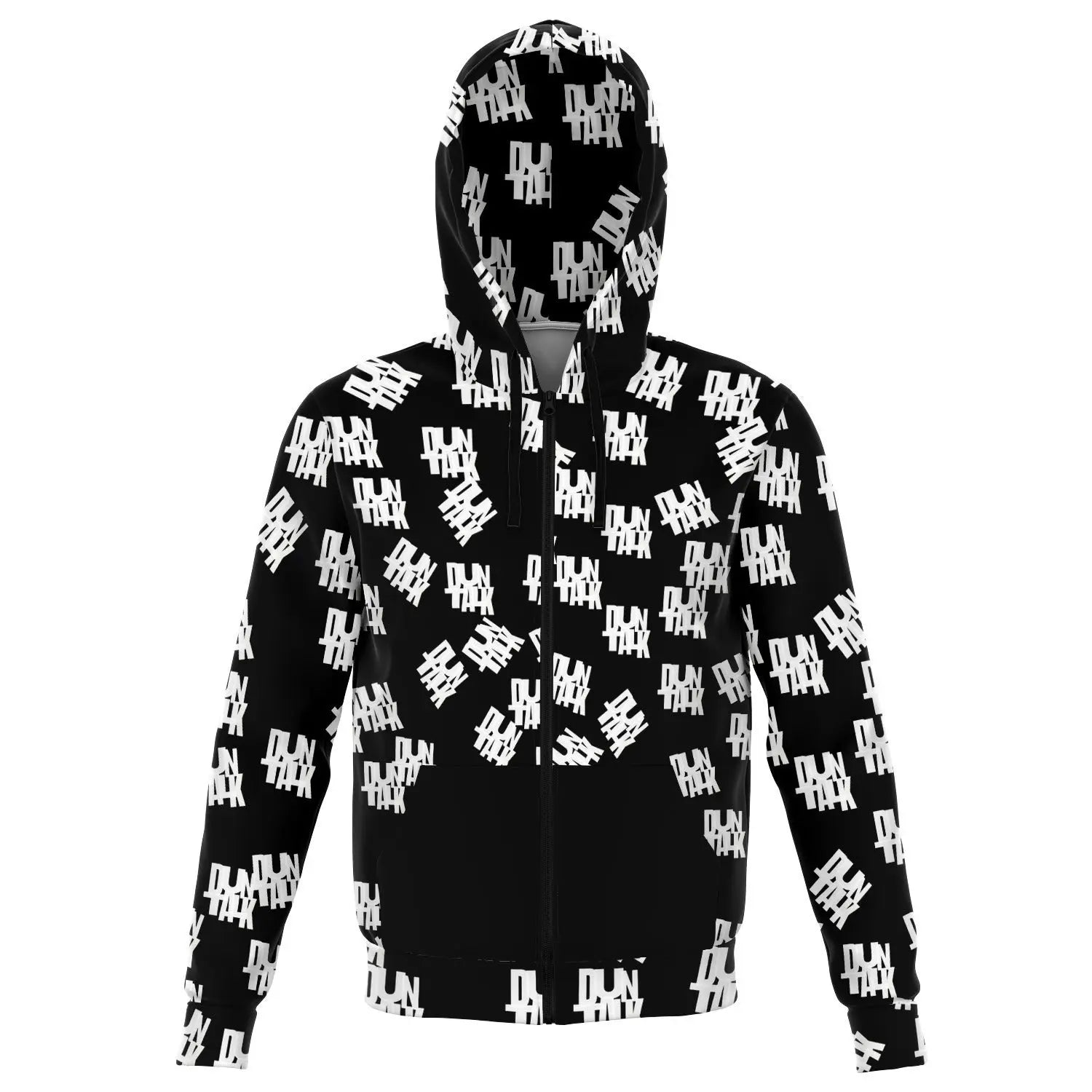 Duntalk "Ghost" Basketball Zip-Up Hoodie Subliminator