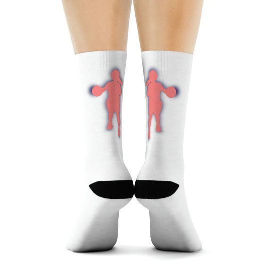 Duntalk "D-Up" Female Basketball Socks Printify