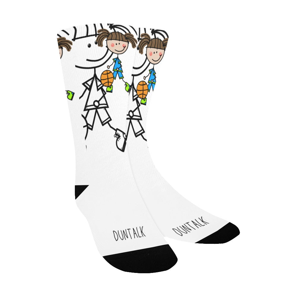 Duntalk "Doodle" Youth Basketball Socks G3
