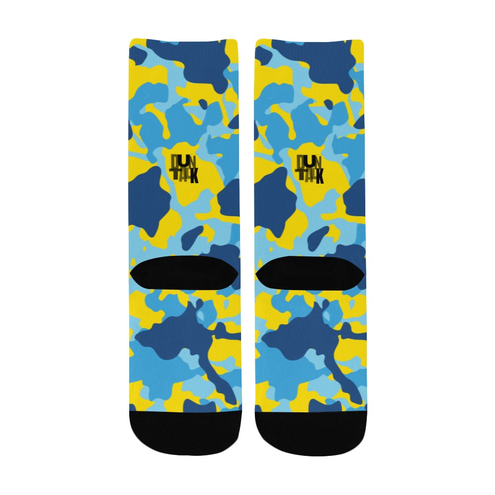 Duntalk "Bench Mob" Kid's Basketball Socks - Blue e-joyer