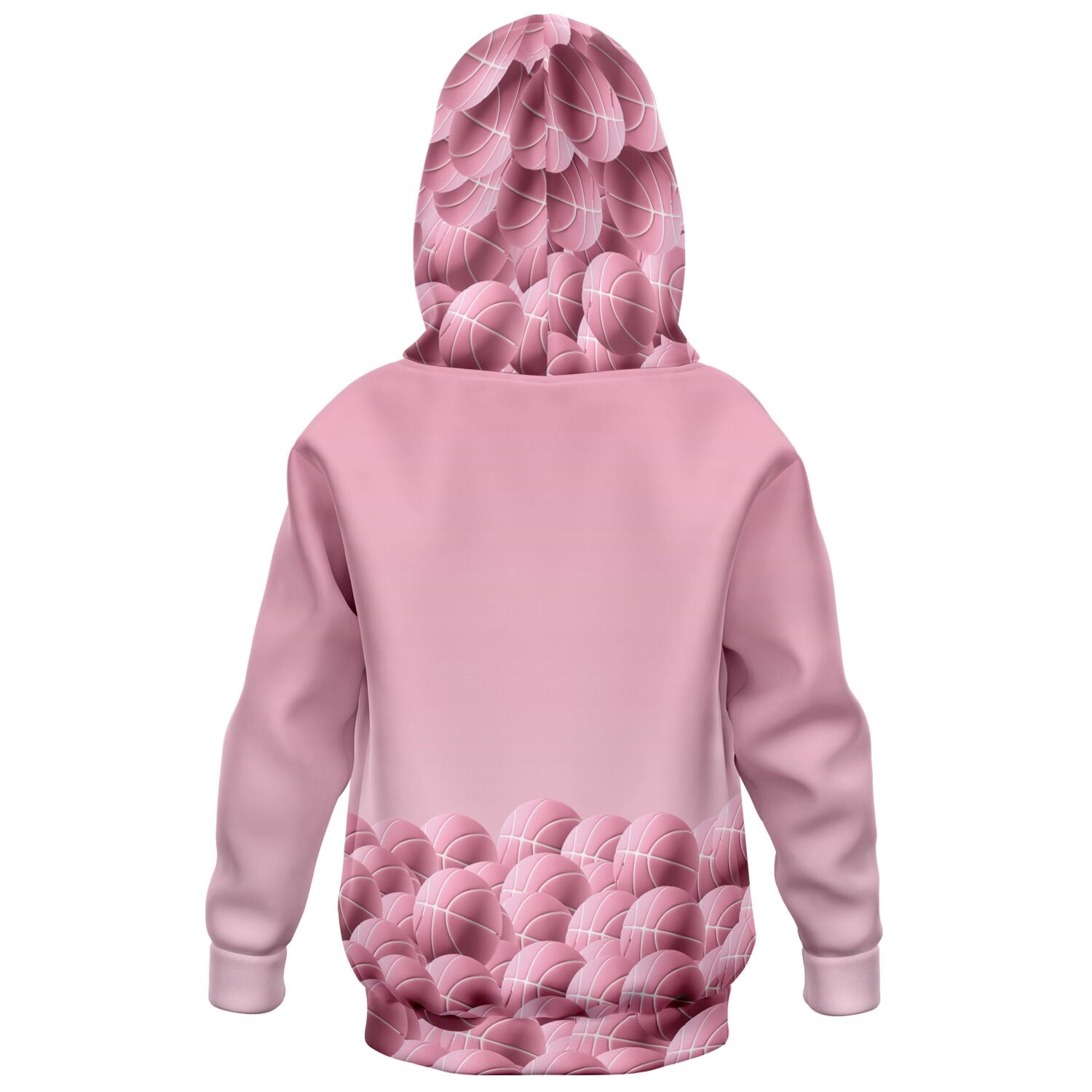 Duntalk "All Net" Basketball Youth Hoodie - Pink Subliminator