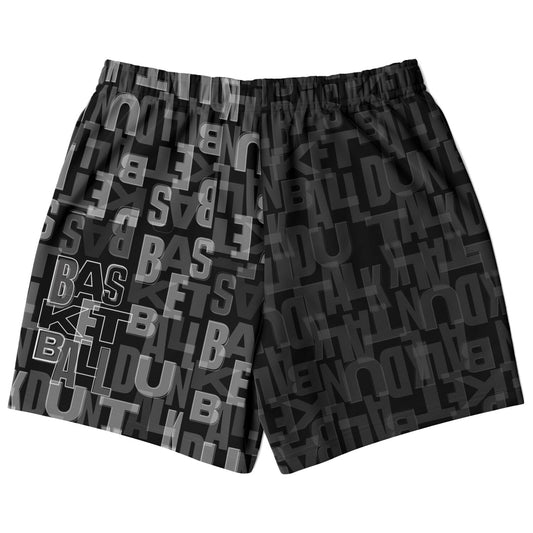 Duntalk "Court Vision" Basketball Mid Shorts - Black