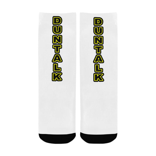Duntalk "Bubble" Kid's Basketball Socks - Yellow