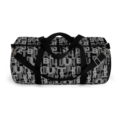 Duntalk "Court Vision" Canvas Duffle Bag - Black/White