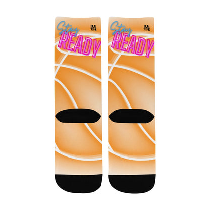 Duntalk "Glow" Kid's Basketball Socks - Orange