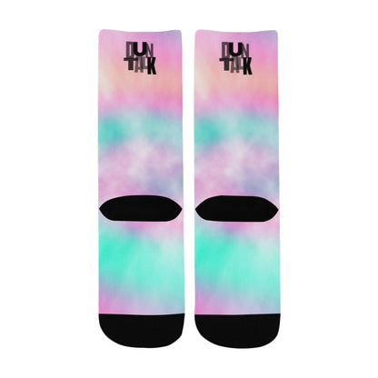 Duntalk "Twisted" Kid's Basketball Socks - Pink