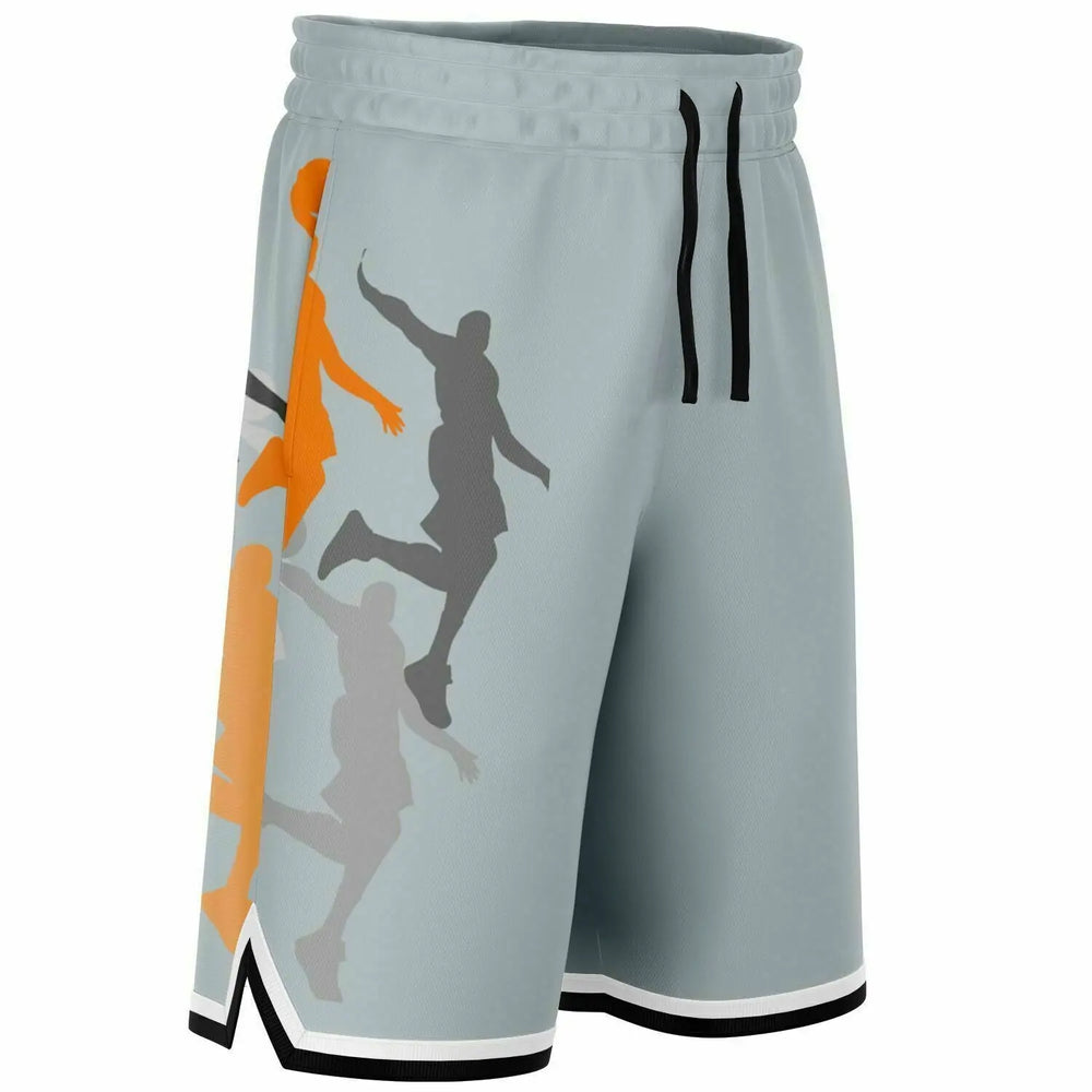 Duntalk "Body A Man" Classic Basketball Shorts - Grey Subliminator
