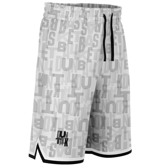 Duntalk "Court Vision" Basketball Shorts - White