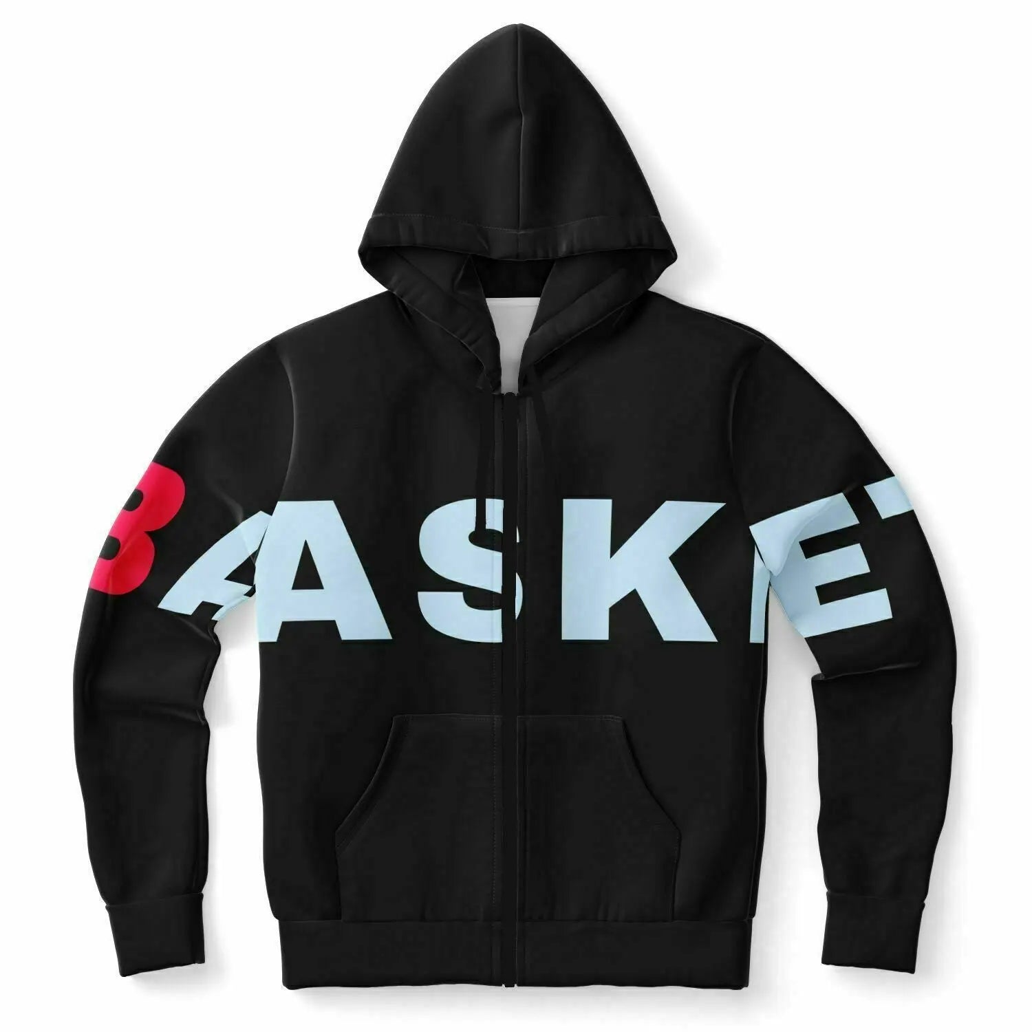 Duntalk "Beyond" Basketball Athletic Zip-Up Hoodie - Black Subliminator